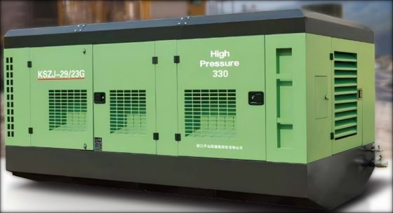 গভীর গর্ত স্ক্রু এয়ার কম্প্রেসার 1.7-3.5Mpa 18-43m3/min ভূতাত্ত্বিক ড্রিলিং জন্য