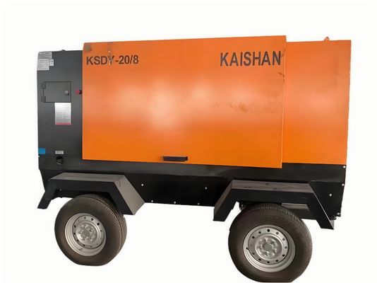 ভারী শিল্প ব্যবহারের জন্য কম গোলমালের মোবাইল এয়ার কম্প্রেসার