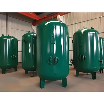 Industrial gas storage tank built with materials resistant to corrosion and mechanical damage for extended service life